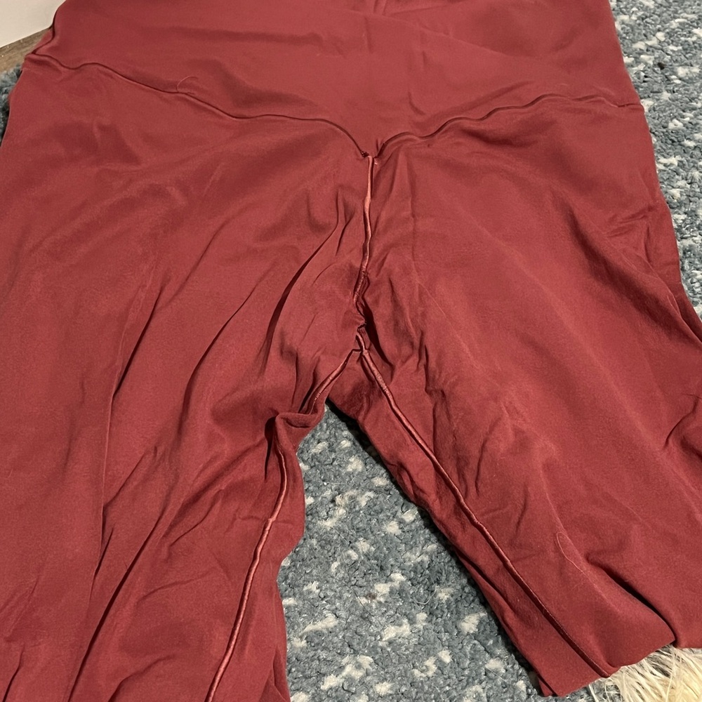 Aerie Offline High-Rise Leggings in Deep Pink: Size XL: 7/8 Length